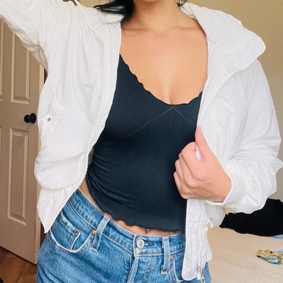 Athleta bomber jacket white - Picture 2 of 4